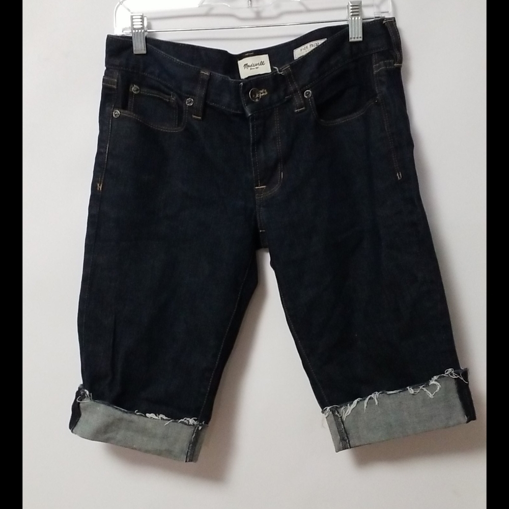 MADEWELL MID-LENGTH DEMIN SHORTS SZ 29/32